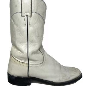 Womens JUSTIN Sz 6 B Cowboy Boots Leather